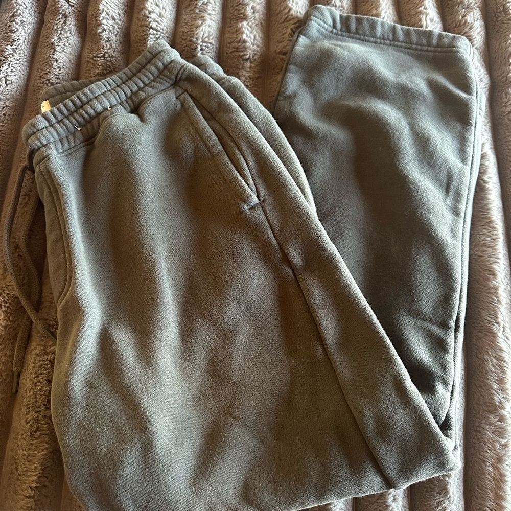 Hollister Olive Green Fleece Joggers